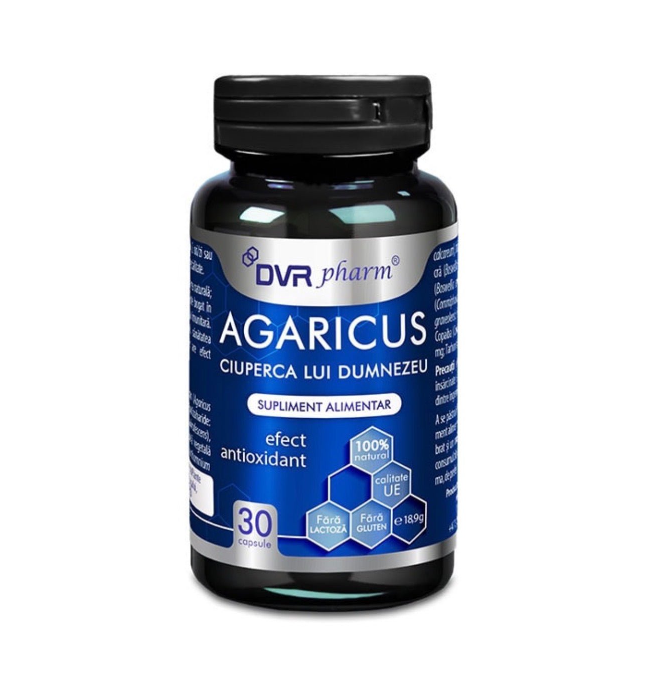 Agaricus Pentru Imunitate 30 Capsule DVR Pharm - Cheia Sănătății