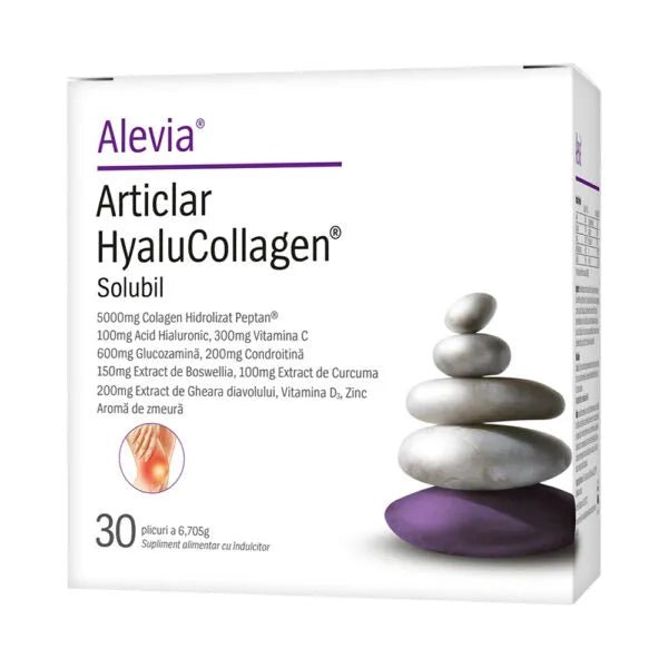 Articlar HyaluCollagen Solubil 30 plicuri - Cheia Sănătății