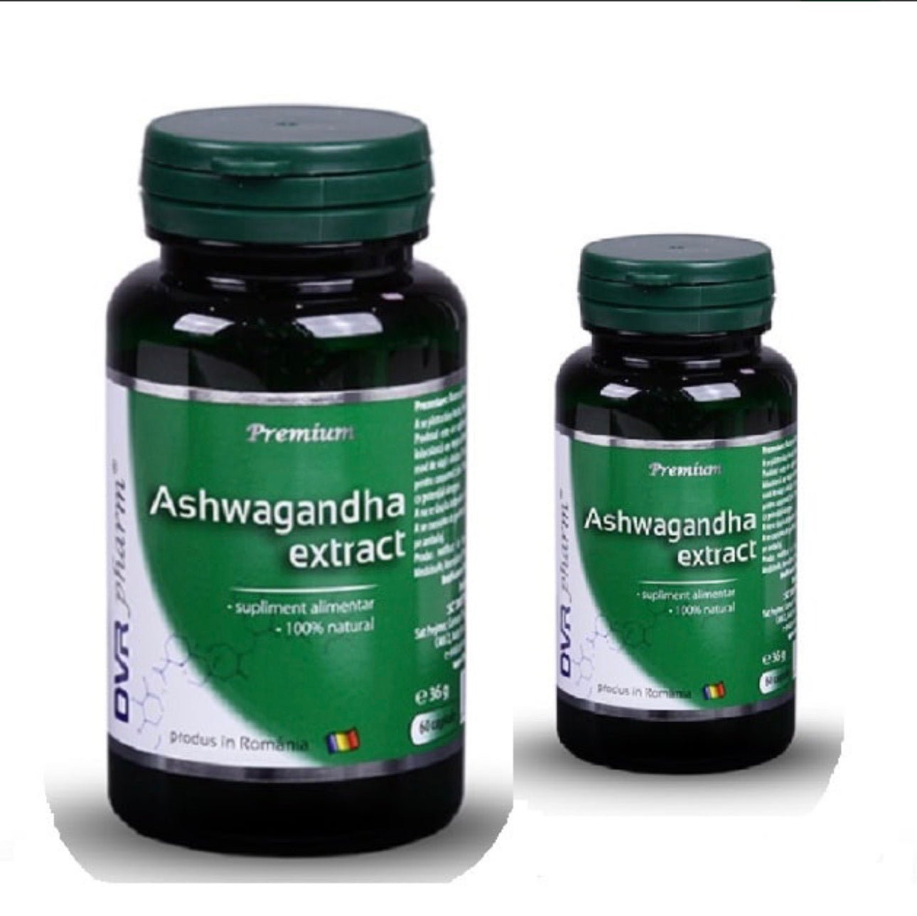 Ashwagandha Extract Pachet 60 capsule + 30 capsule DVR Pharm - Cheia Sănătății