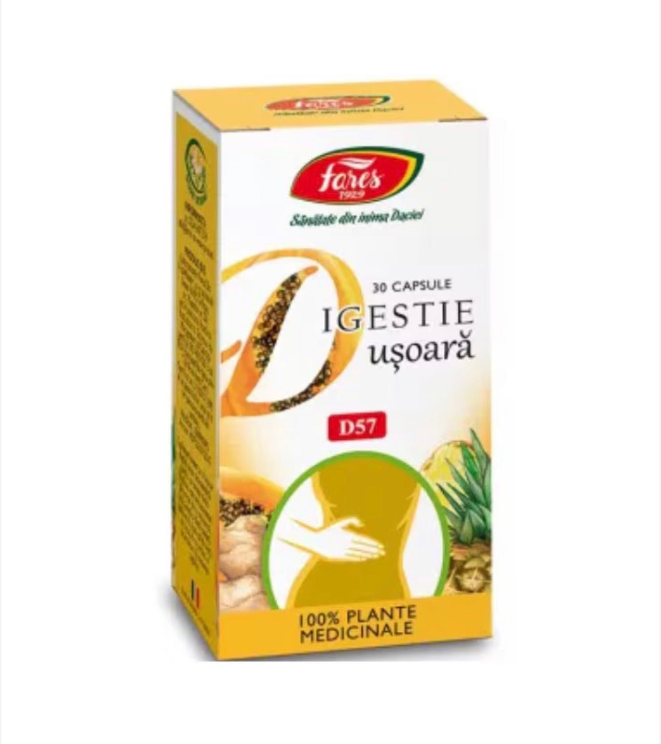 Digestie usoara, 30 capsule - Cheia Sănătății