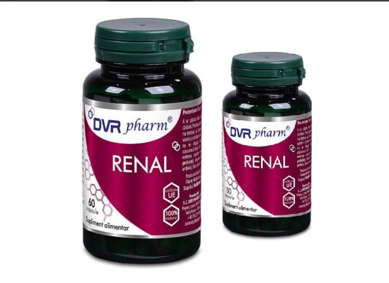 Renal Pachet 60 capsule + 30 capsule DVR Pharm - Cheia Sănătății