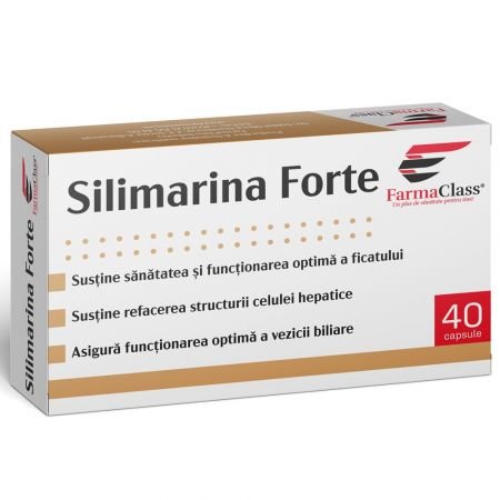 Silimarina Forte, 40 capsule, FarmaClass - Cheia Sănătății
