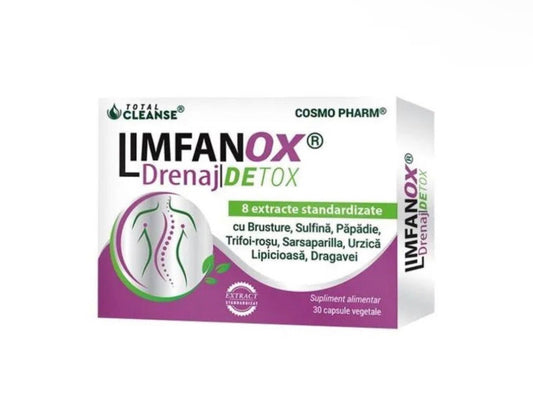Cosmopharm Limfanox 750mg, 30 capsule - Cheia Sănătății