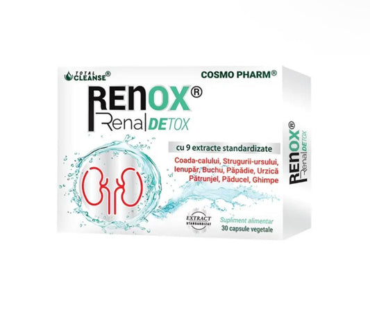 Cosmopharm Renox Renal Detox, 30 capsule vegetale - Cheia Sănătății