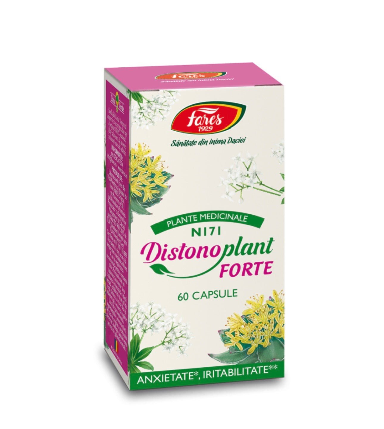 Distonoplant Forte, 60 capsule, Fares - Cheia Sănătății