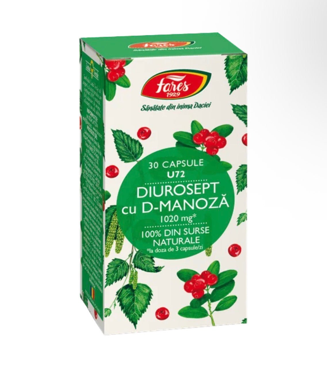 Diurosept cu D - manoza, 30 capsule, Fares - Cheia Sănătății