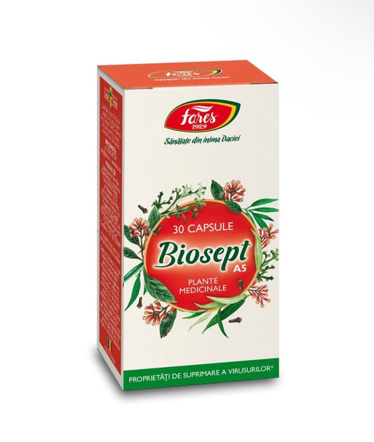 Fares Biosept 30 Capsule - Cheia Sănătății