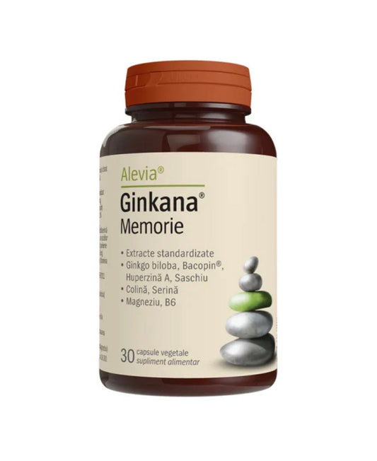 Ginkana Memorie, 30 capsule, Alevia - Cheia Sănătății