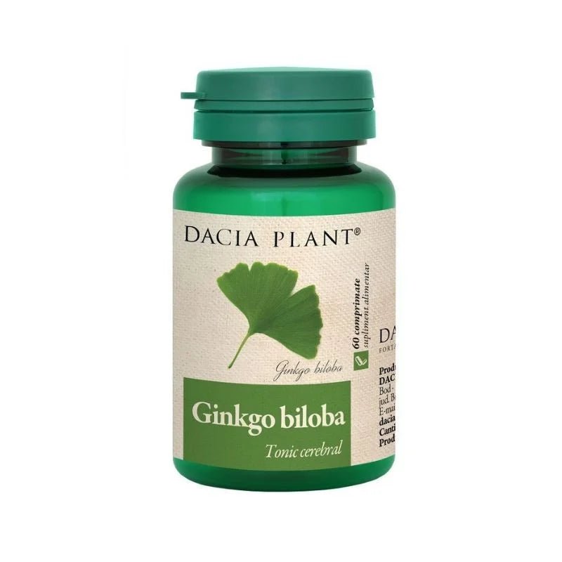 Ginkgo biloba, 60 comprimate, Dacia Plant - Cheia Sănătății