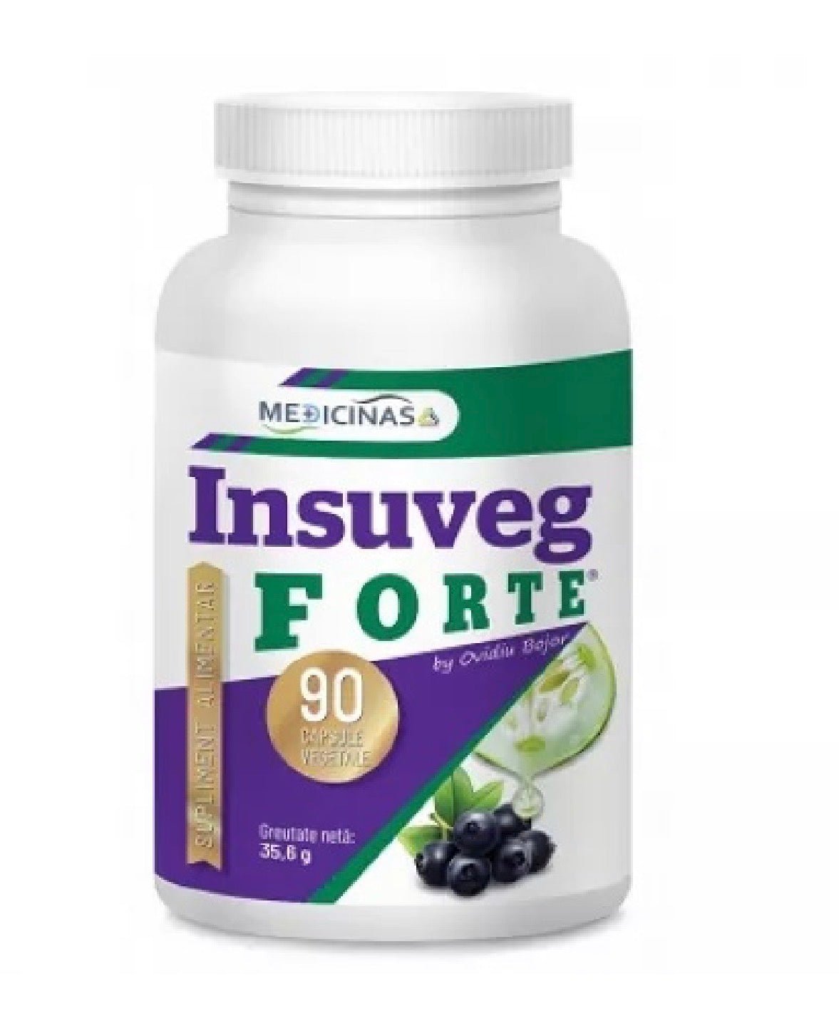 Insuveg Forte x 90cps (Medicinas) - Cheia Sănătății