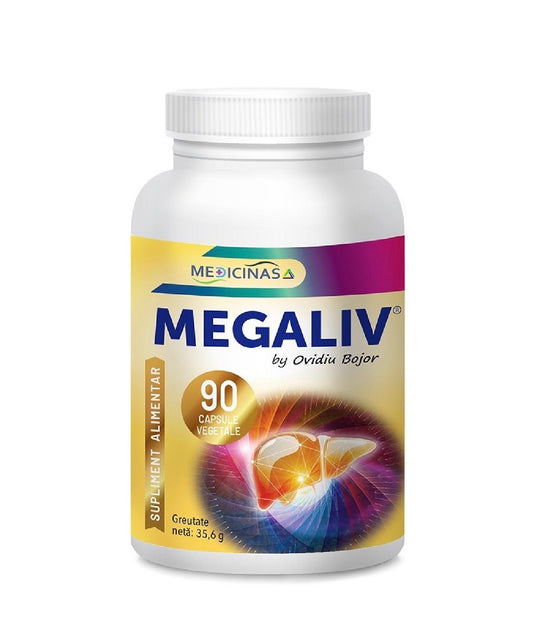 Megaliv by Ovidiu Bojor 90 capsule Medicinas - Cheia Sănătății