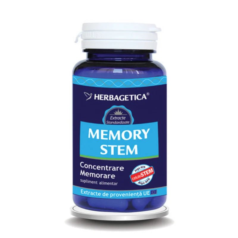 Memory Stem, 30 capsule, Herbagetica - Cheia Sănătății