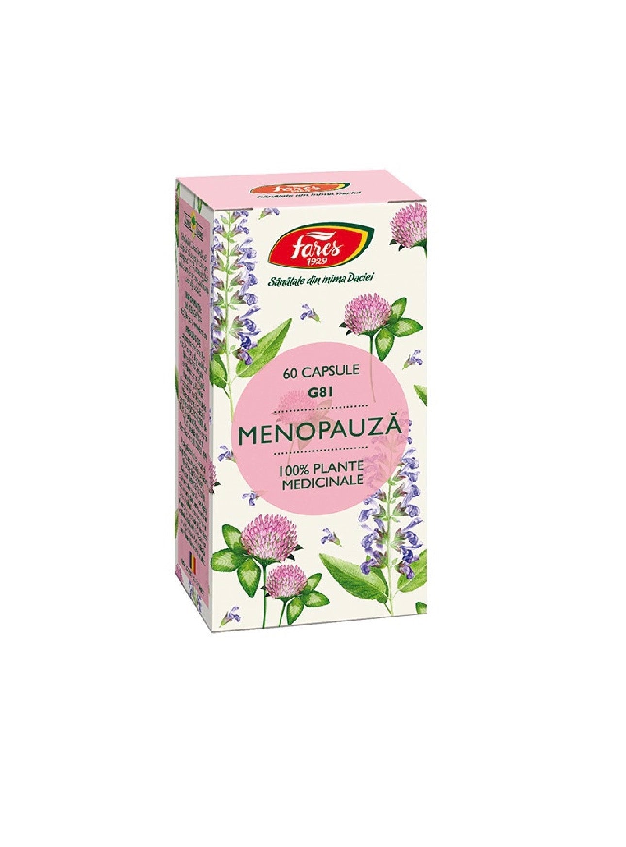 Menopauza, 60 capsule, Fares - Cheia Sănătății