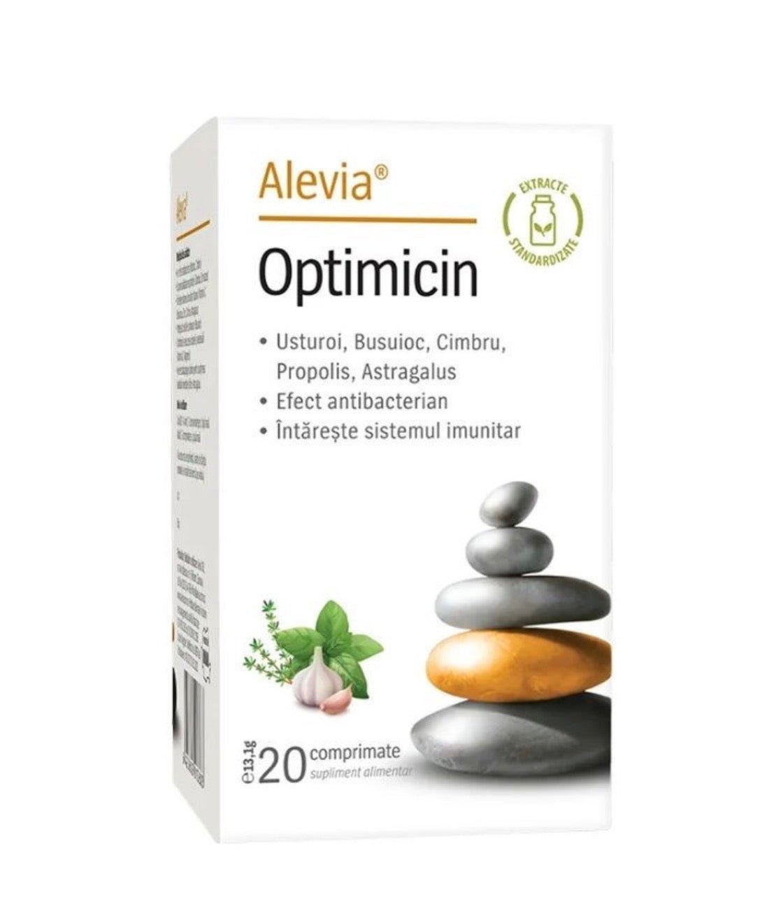 Optimicin, 20 comprimate, Alevia - Cheia Sănătății