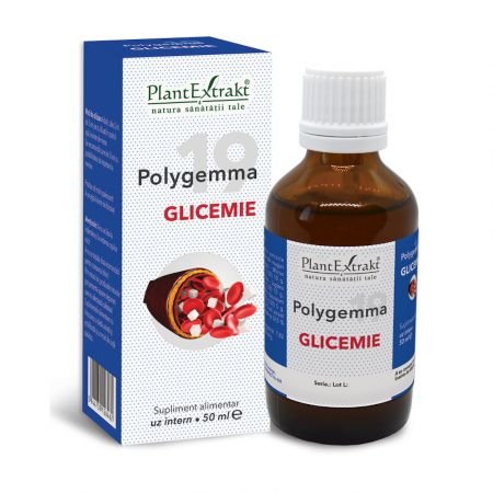 Polygemma 19 Glicemie, 50 ml, Plant Extrakt - Cheia Sănătății
