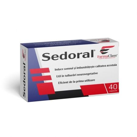 Sedoral, 40 capsule, FarmaClass - Cheia Sănătății