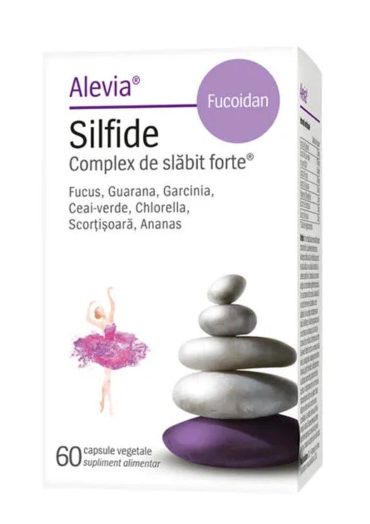 Silfide Complex de slăbit forte + Fucoidan 60 capsule vegetale - Cheia Sănătății