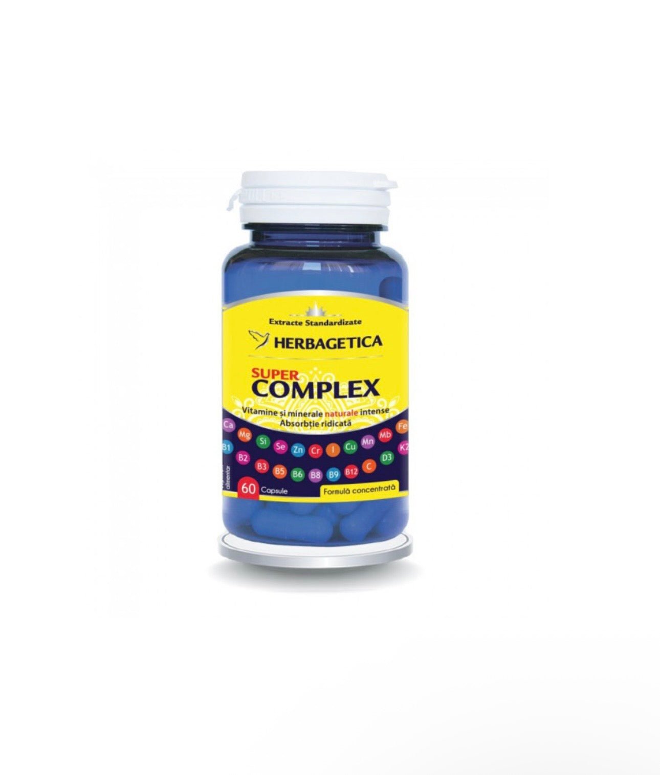 Super complex, 60 capsule, Herbagetica - Cheia Sănătății