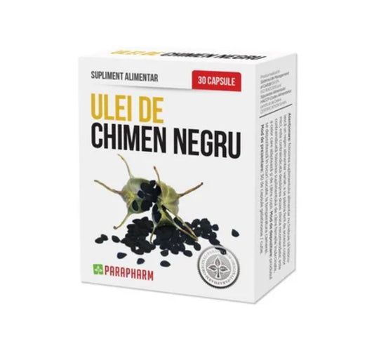 Ulei de Chimen Negru, 30 capsule, Parapharm - Cheia Sănătății